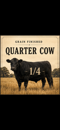 Grain-Finished Quarter Cow – DEPOSIT